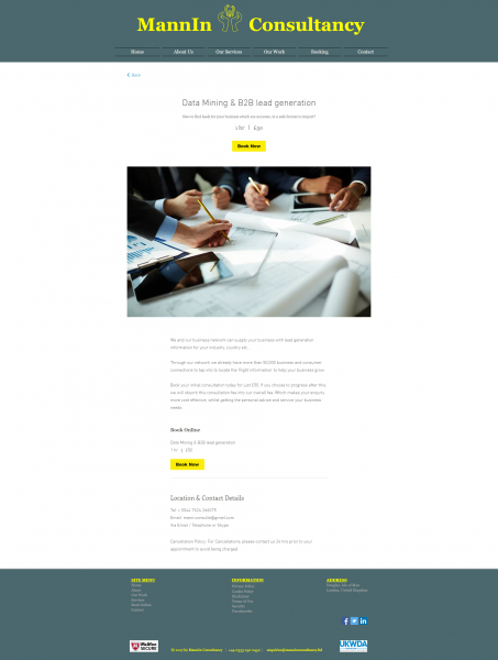 Data Mining & B2B lead generation
